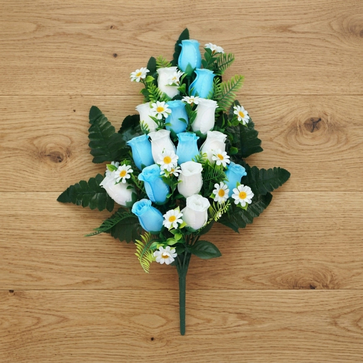 Cemetery flowers memorial rose bouquets with arranged for gravesite decoration by IPOPU
