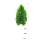Artificial monstera palm tropical leaves 20pcs style A for home wedding party office decor