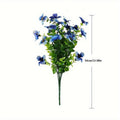 Blue Boxwood Greenery Bundles Set of 6 for UV resistant faux by IPOPU