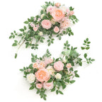 Dusty rose artificial flower garland swag wedding arch sweetheart table decor style E