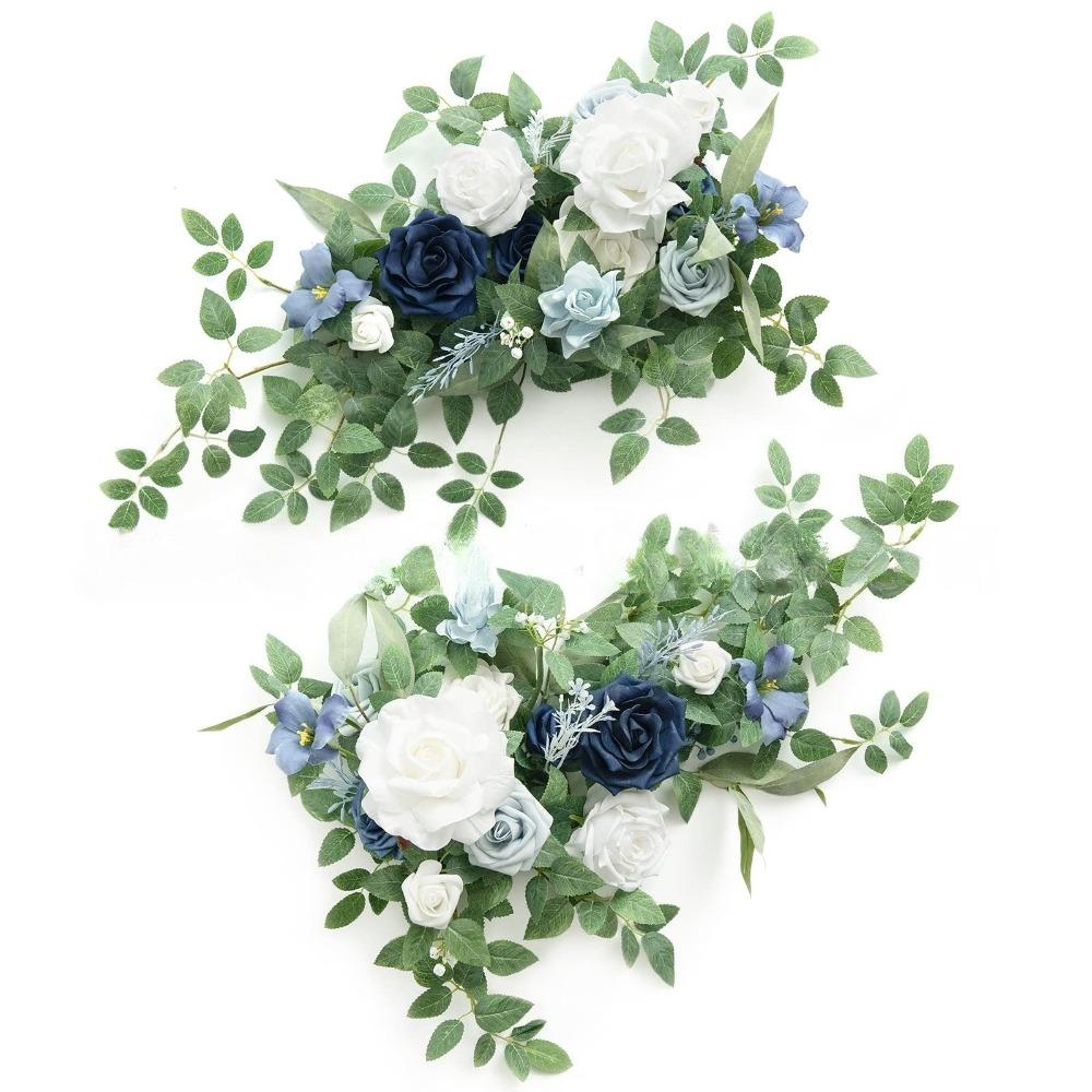 Dusty rose artificial flower garland swag wedding arch sweetheart table decor style G