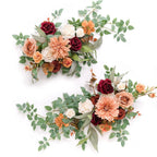 Dusty rose artificial flower garland swag wedding arch sweetheart table decor style H