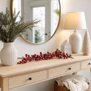 5.9FT Christmas Pearl Berry Garland