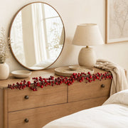 5.9FT Christmas Pearl Berry Garland