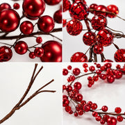 5.9FT Christmas Pearl Berry Garland