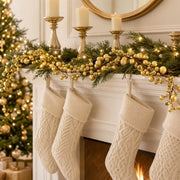 5.9FT Christmas Pearl Berry Garland