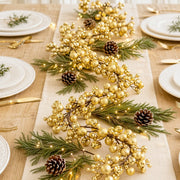 5.9FT Christmas Pearl Berry Garland