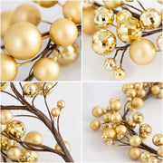 5.9FT Christmas Pearl Berry Garland