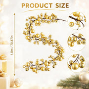 5.9FT Christmas Pearl Berry Garland