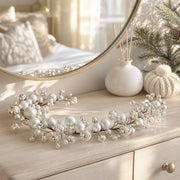 5.9FT Christmas Pearl Berry Garland
