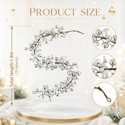5.9FT Christmas Pearl Berry Garland