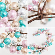 5.9FT Christmas Pearl Berry Garland