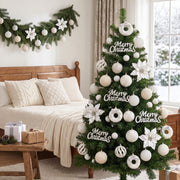 38-Piece Velvet Christmas Ornament Set Collection
