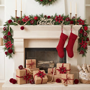 38-Piece Velvet Christmas Ornament Set Collection