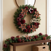 38-Piece Velvet Christmas Ornament Set Collection