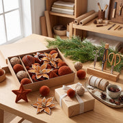 38-Piece Velvet Christmas Ornament Set Collection
