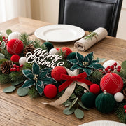 38-Piece Velvet Christmas Ornament Set Collection