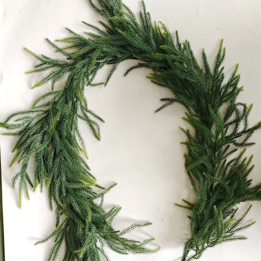 5.9FT Real-Touch Norfolk Pine Christmas Garland
