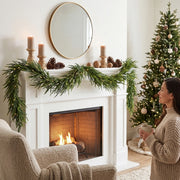 5.9FT Real-Touch Norfolk Pine Christmas Garland