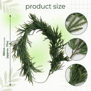 5.9FT Real-Touch Norfolk Pine Christmas Garland