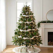 48-Piece Velvet Christmas Ornament Set Collection – 1.6–3.2in