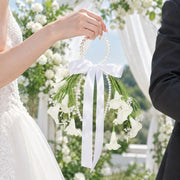 Pearl Handle Calla Lily Wedding Bouquets