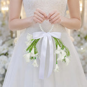 Pearl Handle Calla Lily Wedding Bouquets