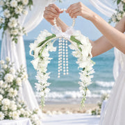 Pearl Handle Calla Lily Wedding Bouquets