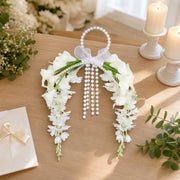 Pearl Handle Calla Lily Wedding Bouquets