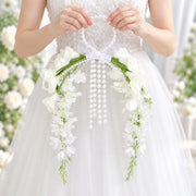 Pearl Handle Calla Lily Wedding Bouquets