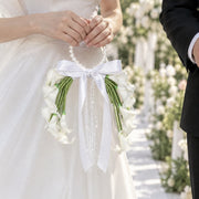 Pearl Handle Calla Lily Wedding Bouquets
