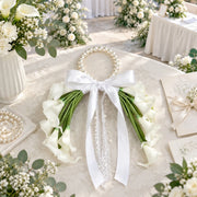 Pearl Handle Calla Lily Wedding Bouquets