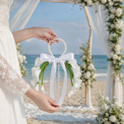 Pearl Handle Calla Lily Wedding Bouquets