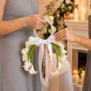 Pearl Handle Calla Lily Wedding Bouquets