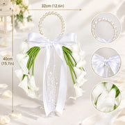 Pearl Handle Calla Lily Wedding Bouquets