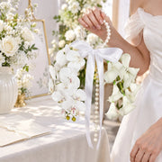 Pearl Handle Calla Lily Wedding Bouquets