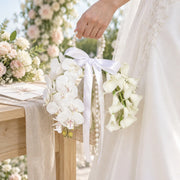 Pearl Handle Calla Lily Wedding Bouquets