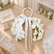 Pearl Handle Calla Lily Wedding Bouquets