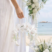 Pearl Handle Calla Lily Wedding Bouquets