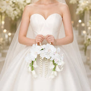 Pearl Handle Calla Lily Wedding Bouquets