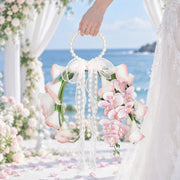 Pearl Handle Calla Lily Wedding Bouquets