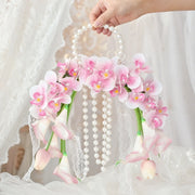 Pearl Handle Calla Lily Wedding Bouquets