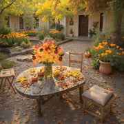 2-Bundle Fall Sunflower & Maple Leaf Bouquets