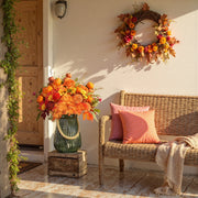 2-Bundle Fall Sunflower & Maple Leaf Bouquets