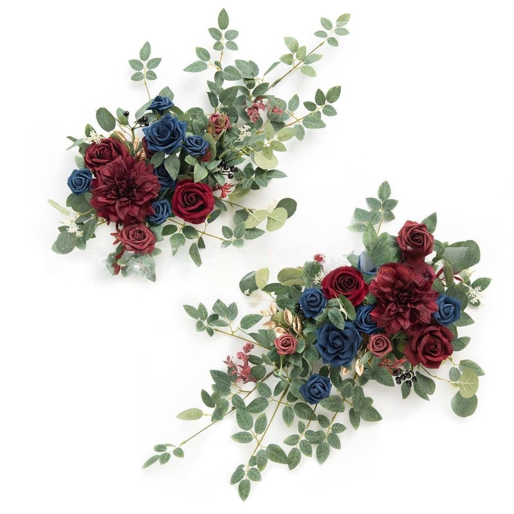 Dusty rose artificial flower garland swag wedding arch sweetheart table decor style I