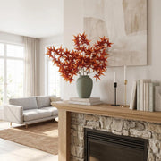 5-Piece Orange Maple Leaf Branch Set