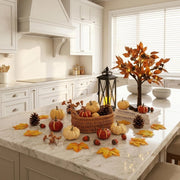 23-Piece Mini Fall Pumpkin & Pinecone Decor Set