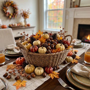 23-Piece Mini Fall Pumpkin & Pinecone Decor Set
