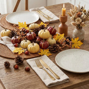 23-Piece Mini Fall Pumpkin & Pinecone Decor Set