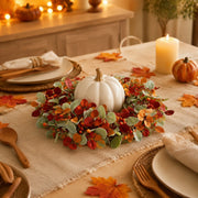 17.7-Inch Eucalyptus & Berry Fall Wreath